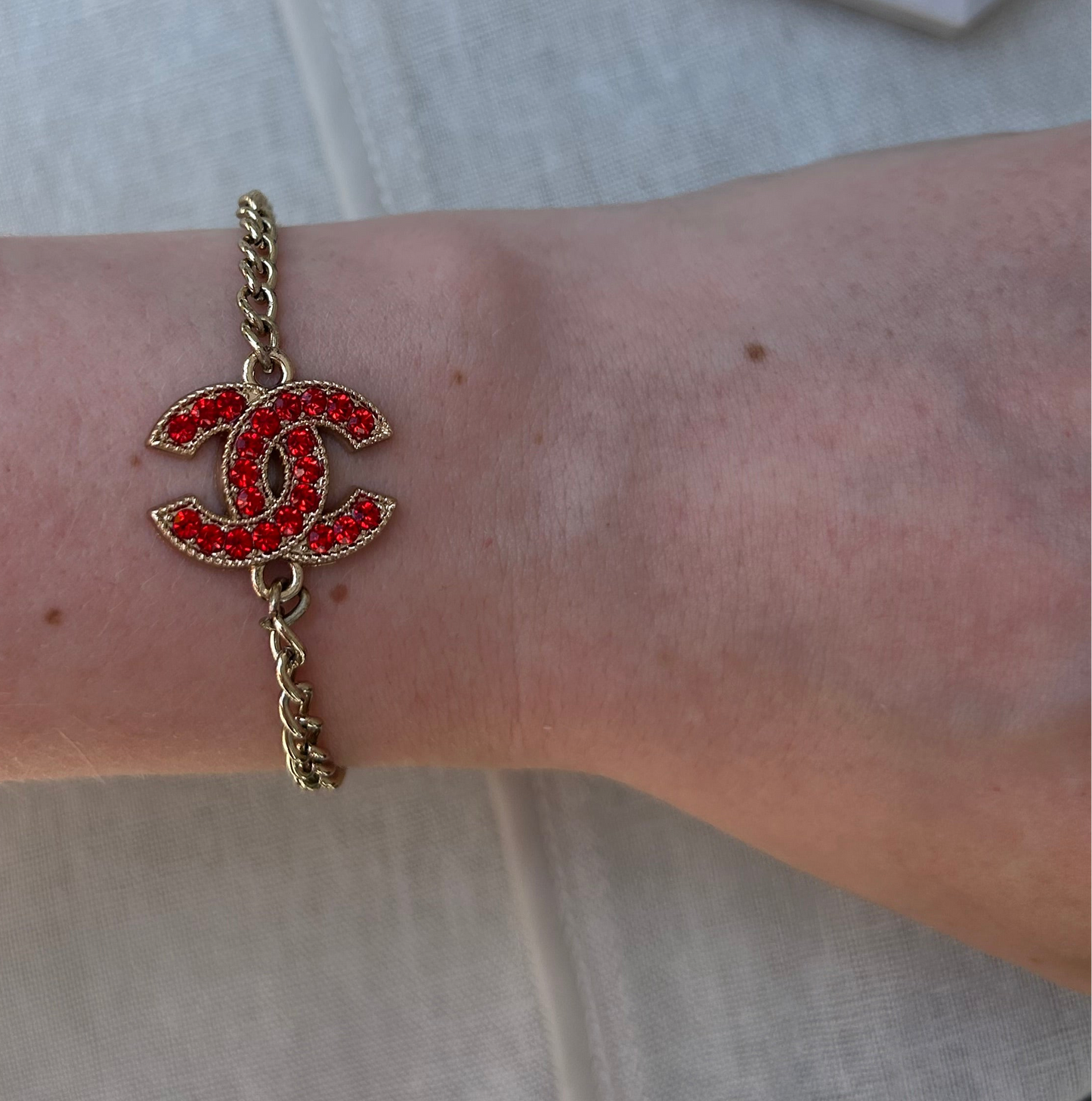 Chanel ruby bracelet