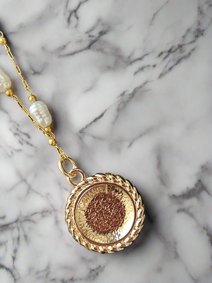 Chanel “pearl and goldie” necklace