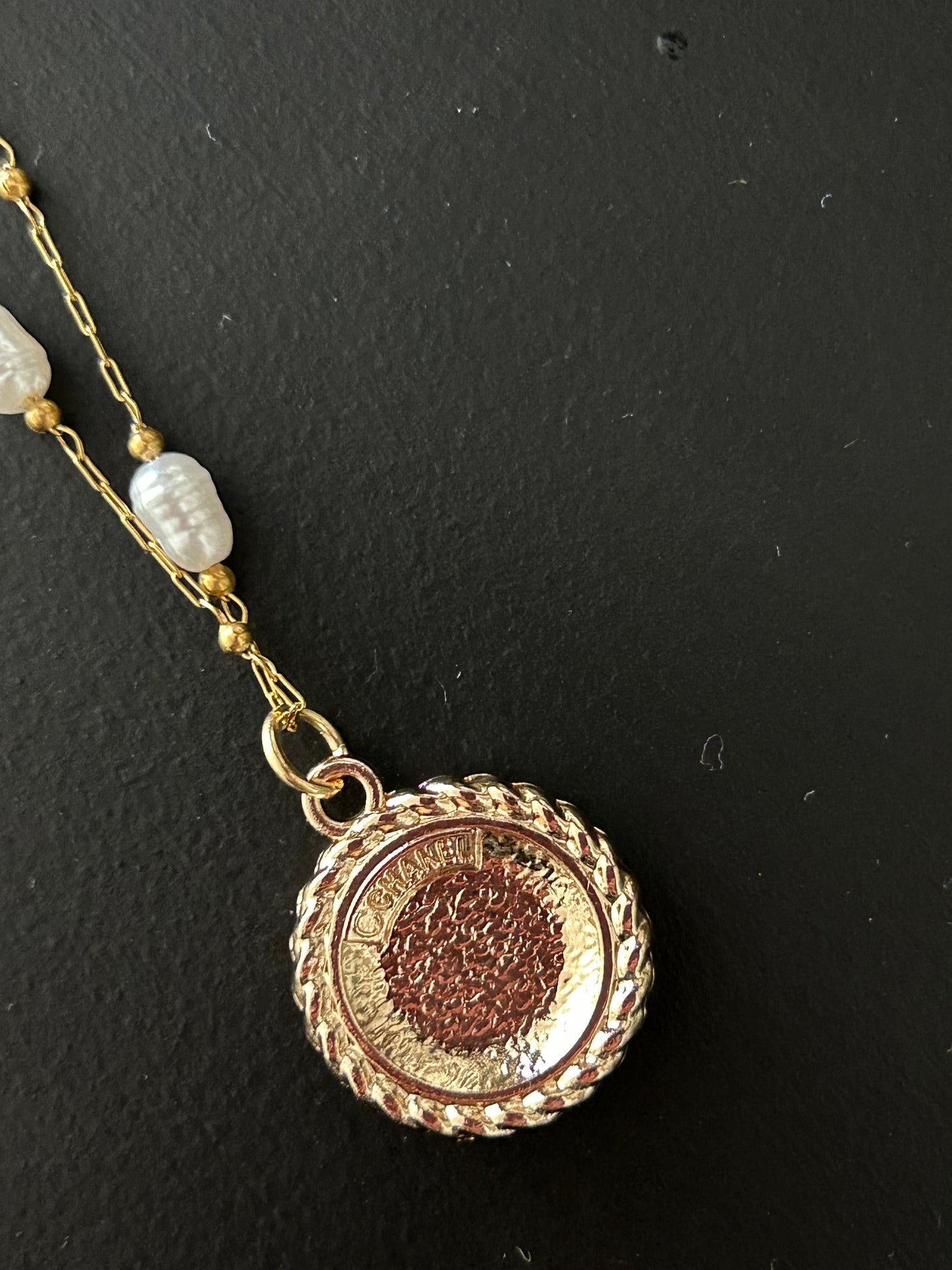 Chanel pearl and goldie