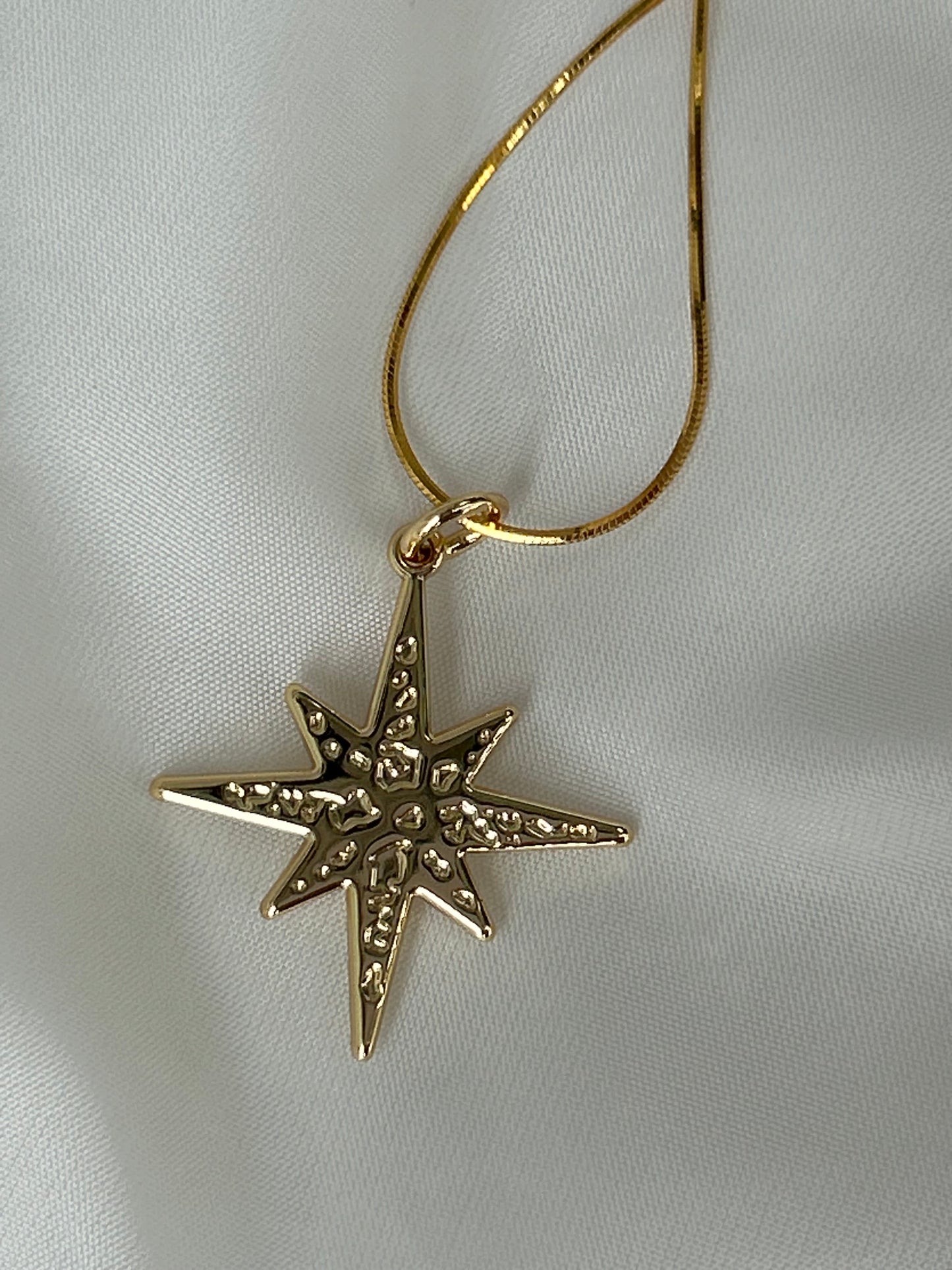 Chanel Christmas star necklace