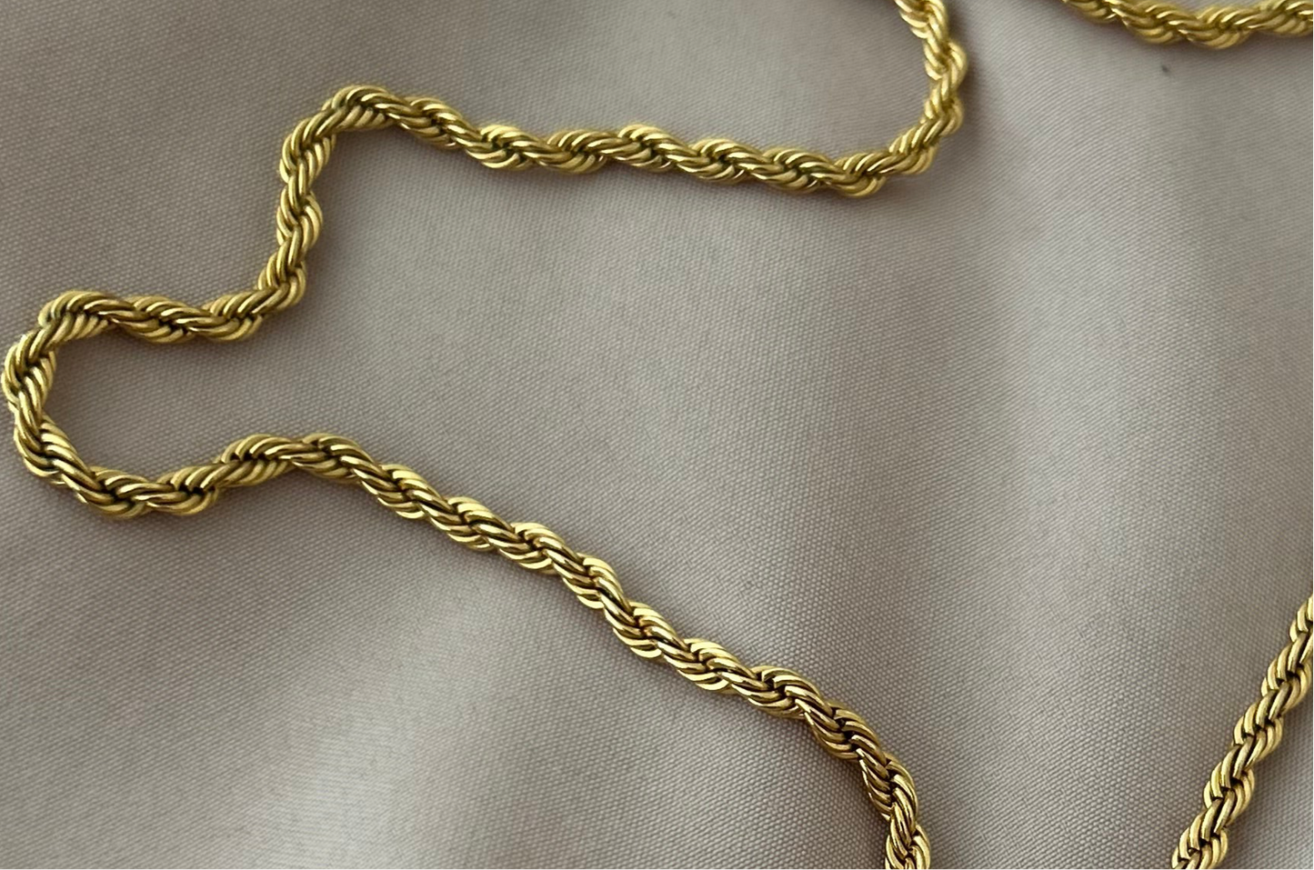 Christian Dior rope chain pendant necklace