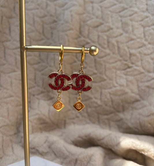 Chanel red drops